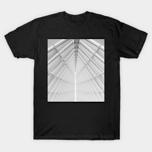 Building Interior with symmetric ceiling Photography T-Shirt